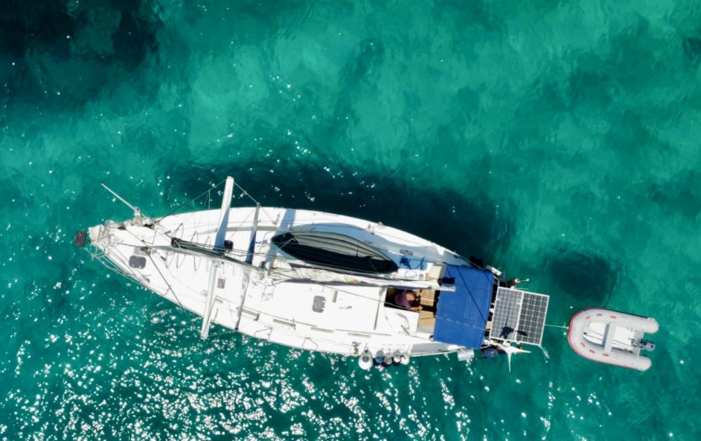 Makeva sailing boat in Greece